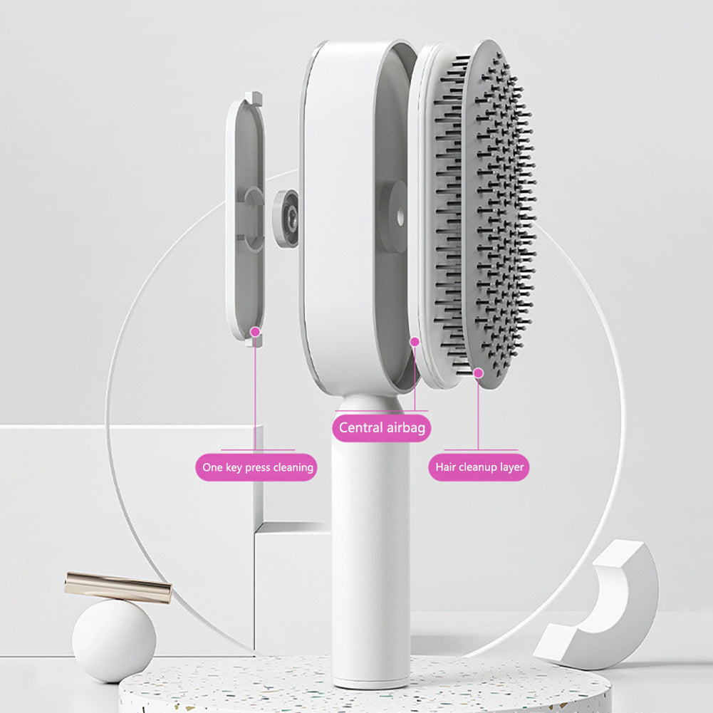 One-Touch Detangling Hairbrush