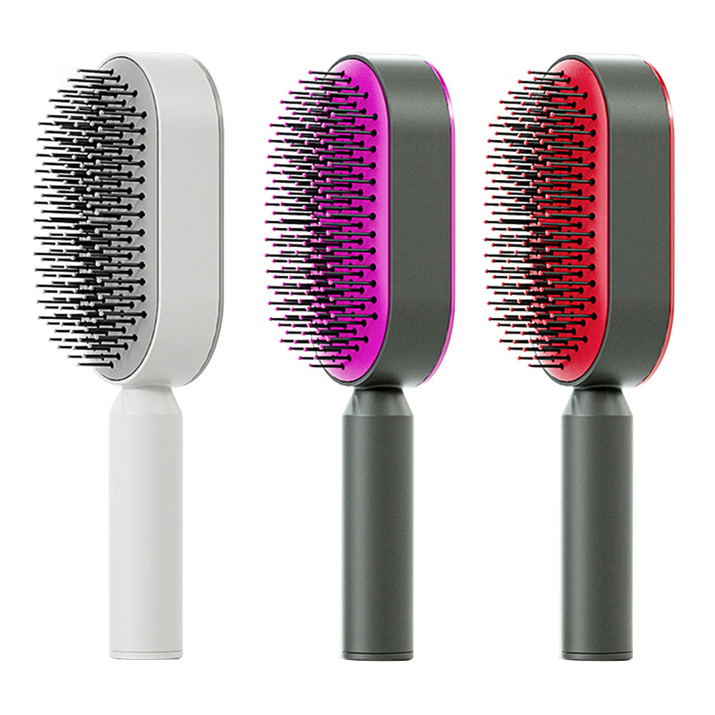 One-Touch Detangling Hairbrush