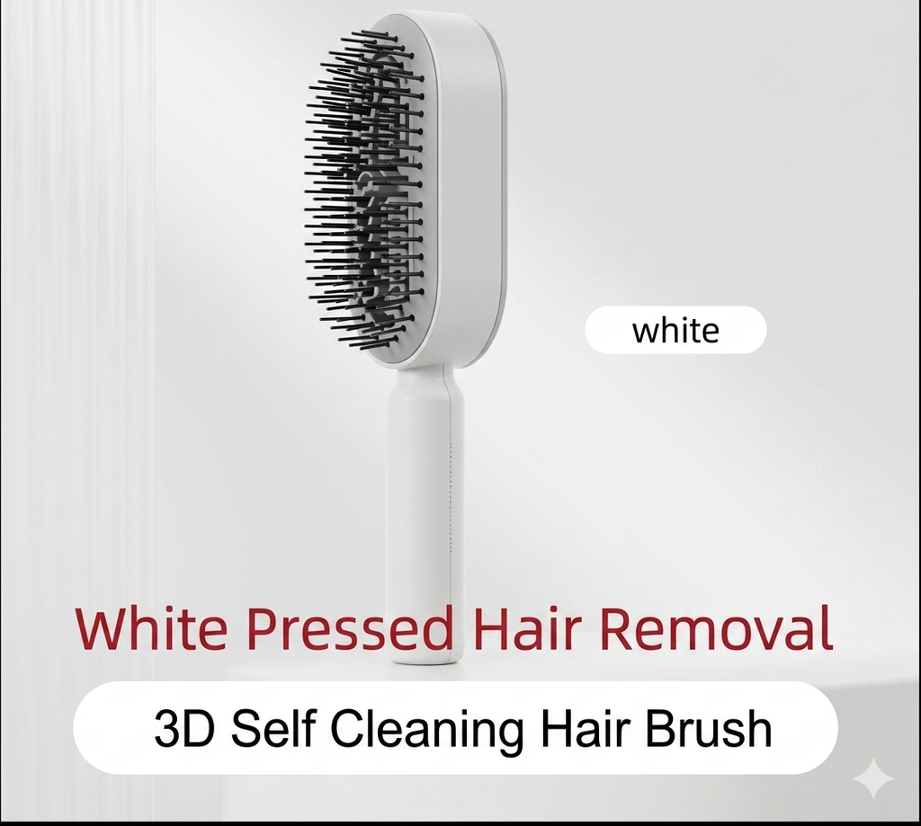 One-Touch Detangling Hairbrush