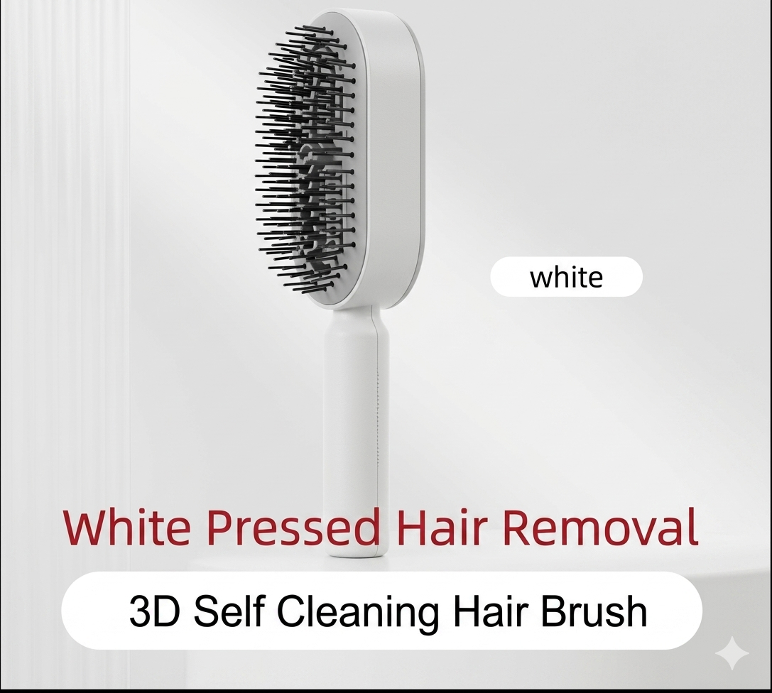 One-Touch Detangling Hairbrush